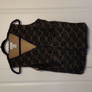 Kathleen Kirkwood 1X Floral Lace Blouse